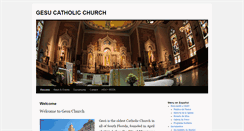 Desktop Screenshot of gesuchurch.org